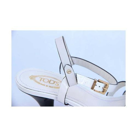 White 36 EUR - 6 US (241mm) Tods ladies sandal XXW0ME0A070297B001