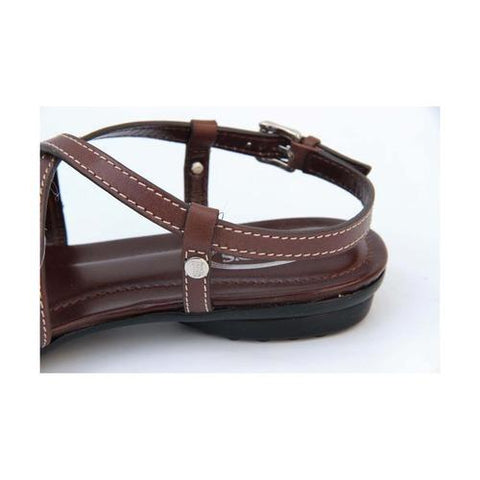 Brown 36.5 EUR - 6.5 US (244mm) Tods ladies flat sandal XXW0KU07520BHWS602