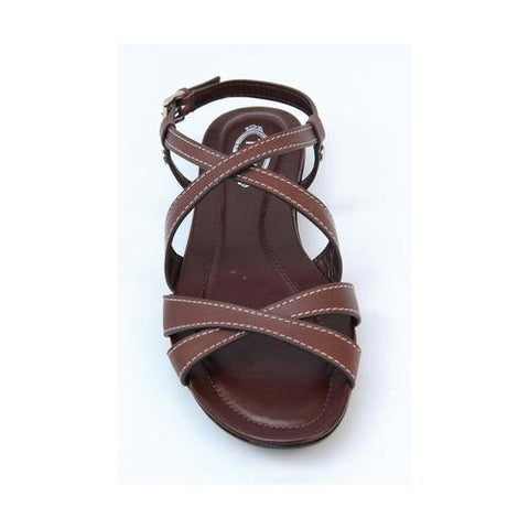 Brown 36.5 EUR - 6.5 US (244mm) Tods ladies flat sandal XXW0KU07520BHWS602
