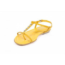 Yellow 36 EUR - 6 US (241mm) Tods ladies flat sandal XXW0II05650ATSG211