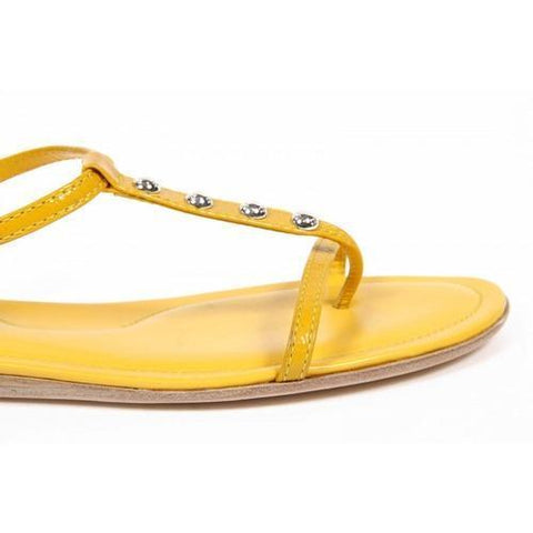 Yellow 36 EUR - 6 US (241mm) Tods ladies flat sandal XXW0II05650ATSG211