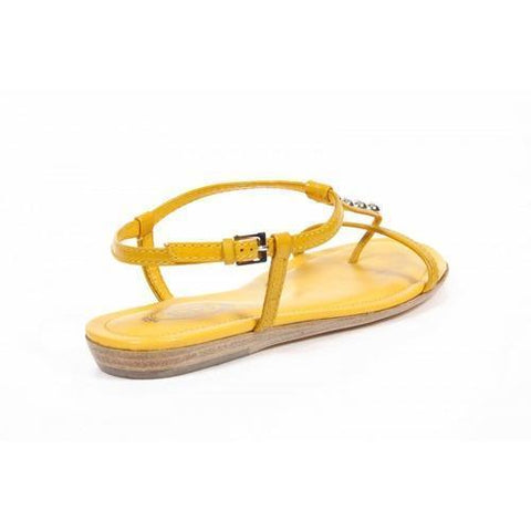 Yellow 36 EUR - 6 US (241mm) Tods ladies flat sandal XXW0II05650ATSG211