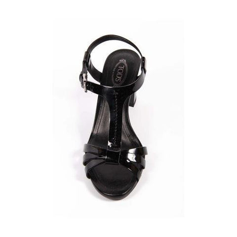 Black 36 EUR - 6 US (241mm) Tods ladies sandal XXW0RI0G880OW0B999