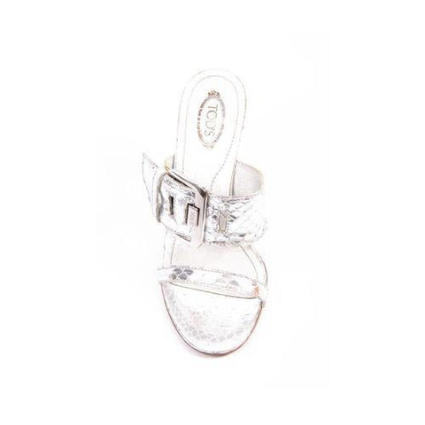 Silver 36.5 EUR - 6.5 US (244mm) Tods ladies sandal XXW0HQ03810AQOB200