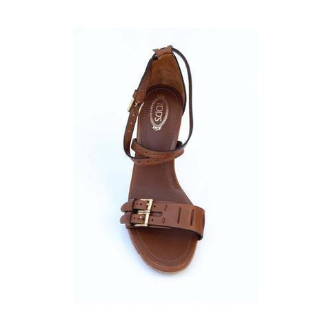 Brown 41 EUR - 9.5 US (273mm) Tods ladies sandal XXW0MJ0A280BR0S600