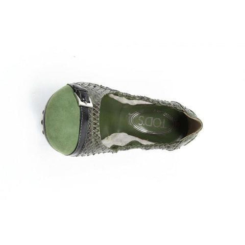 Green 36.5 EUR - 6.5 US (244mm) Tods ladies ballerina XXW0HI040703JO3399