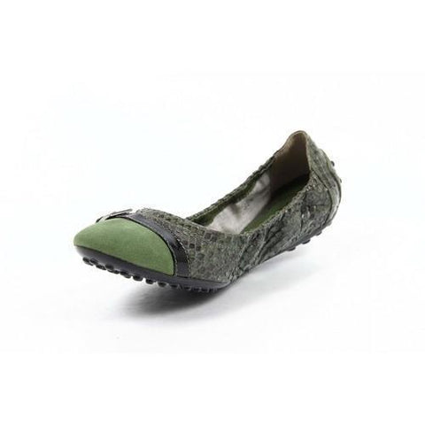 Green 36.5 EUR - 6.5 US (244mm) Tods ladies ballerina XXW0HI040703JO3399