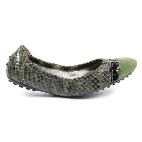 Green 36.5 EUR - 6.5 US (244mm) Tods ladies ballerina XXW0HI040703JO3399
