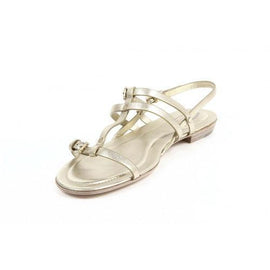 Gold 39 EUR - 8 US (260mm) Tods ladies flat sandal XXW0MD0A060SV0B554