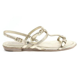 Gold 39 EUR - 8 US (260mm) Tods ladies flat sandal XXW0MD0A060SV0B554