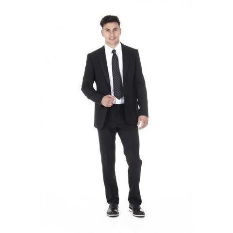 Black 56 EUR - 46 US Armani Collezioni mens suit M-Line TCVMOP 0B006 999