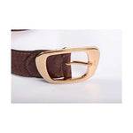 Brown 90c Tods womens belt WCP730100050S602
