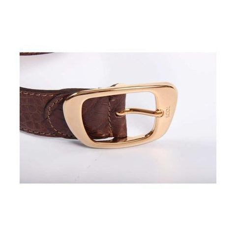 Brown 90c Tods womens belt WCP730100050S602