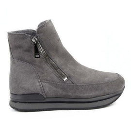 Grey 37 EUR - 7 US Hogan Womens Short Boot HXW2410S17098CB800