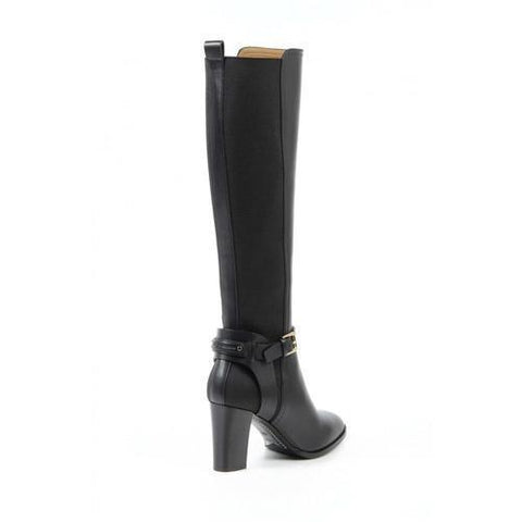 Black 36 EUR - 6 US Ralph Lauren Womens High Boot MELA SPORT CALF BLACK