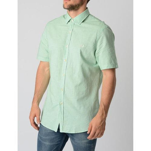 Green M Fred Perry Mens Shirt 30202471 7054