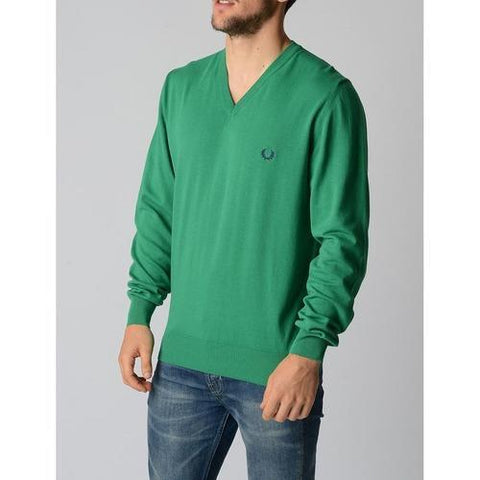 Green XXL Fred Perry Mens Sweater 30402083 0971