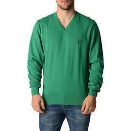 Green XXL Fred Perry Mens Sweater 30402083 0971