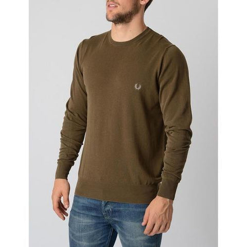 Brown S Fred Perry Mens Sweater 30432000 0969