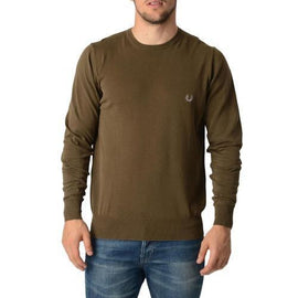 Brown S Fred Perry Mens Sweater 30432000 0969