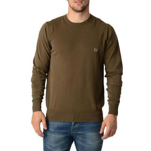 Brown S Fred Perry Mens Sweater 30432000 0969
