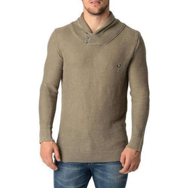 Taupe L Fred Perry Mens Sweater 30472001 0836