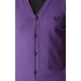Purple XL Fred Perry Mens Waistcoat 30412165 0036