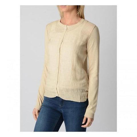 Beige M Fred Perry Womens Cardigan 31432025 7071