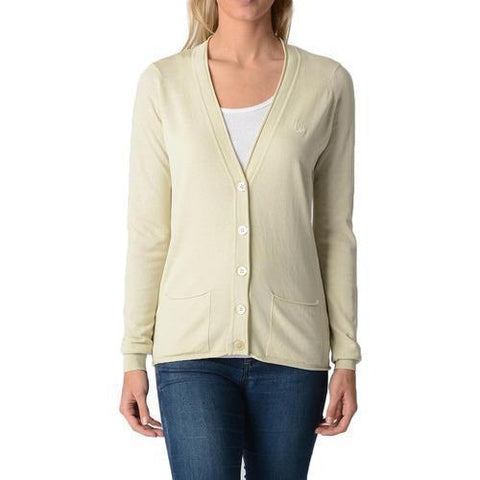 Beige L Fred Perry Womens Cardigan 31432006 7001