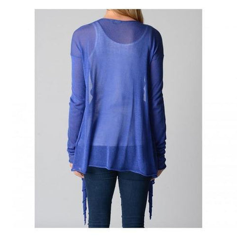 Blue L Fred Perry Womens Cardigan 31420019 0265