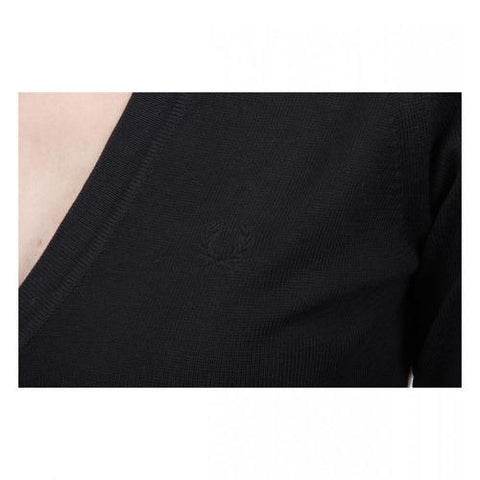 Black S Fred Perry Womens Cardigan 31402080 9102