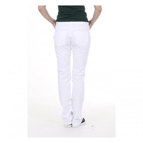 White 42 EUR - 6 US Fred Perry Womens Trousers 31502574 9100