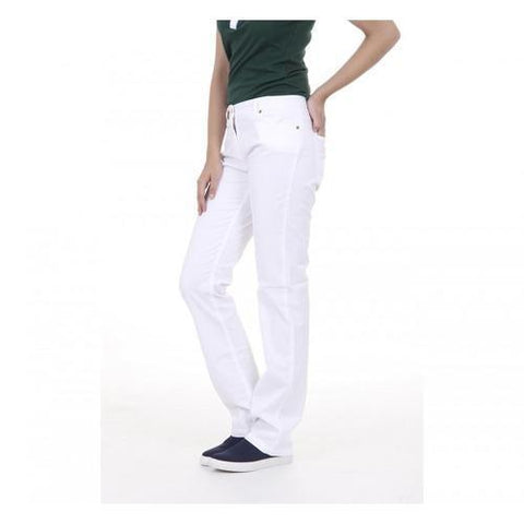 White 48 EUR - 12 US Fred Perry Womens Trousers 31502574 9100
