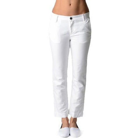 White 30 US - 40 EUR Fred Perry Womens Trousers 31502639 3400
