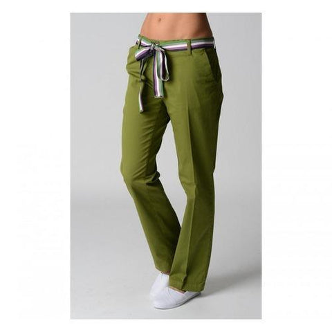 Green 46 EUR - 10 US Fred Perry Womens Trousers 31502521 0884