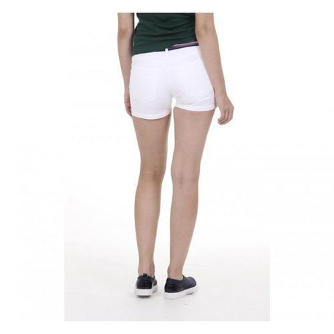 White 40 EUR - 4 US Fred Perry Womens Shorts 31502516 9100