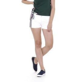 White 40 EUR - 4 US Fred Perry Womens Shorts 31502516 9100