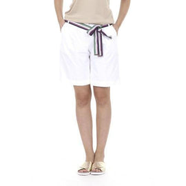 White 46 EUR - 10 US Fred Perry Womens Shorts 31502530 9100