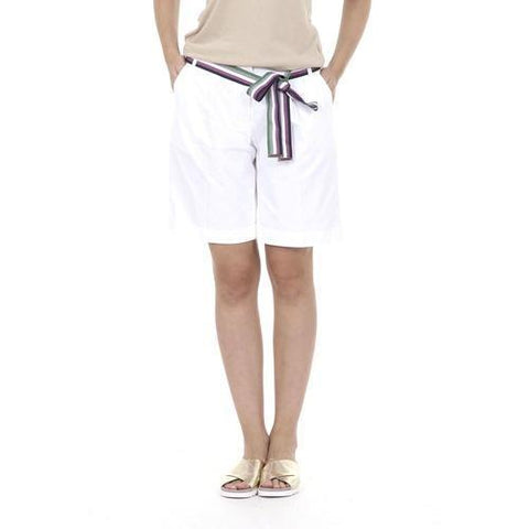 White 46 EUR - 10 US Fred Perry Womens Shorts 31502530 9100
