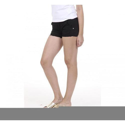 Black 26 US - 36 EUR Fred Perry Womens Shorts 31502592 9102