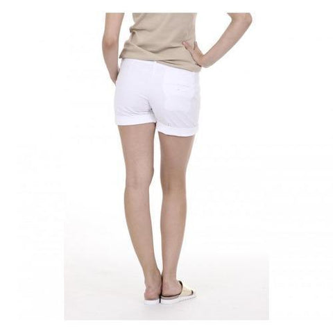 White 42 EUR - 6 US Fred Perry Womens Shorts 31502612 9100