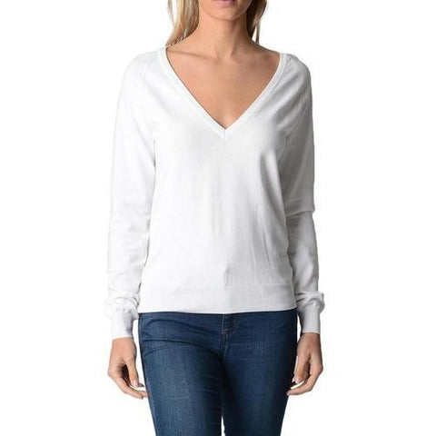 White L Fred Perry Womens Sweater 31402113 9100