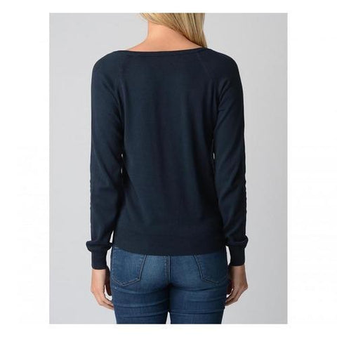 Dark Blue XL Fred Perry Womens Sweater 31402113 9608