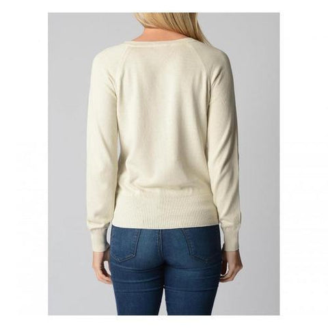 Beige L Fred Perry Womens Sweater 31402073 E7001