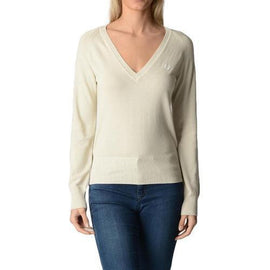 Beige L Fred Perry Womens Sweater 31402073 E7001