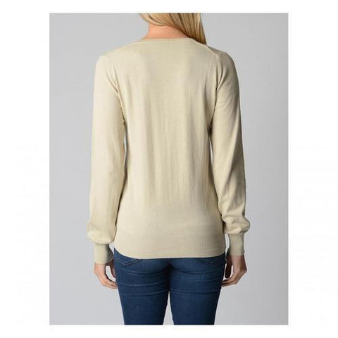 Beige M Fred Perry Womens Sweater 31420007 7001