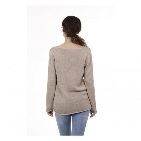 Brown L Fred Perry Womens Sweater 31412282 7071