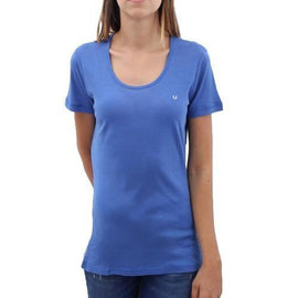 Blue S Fred Perry Womens T-Shirt 31042066 0265