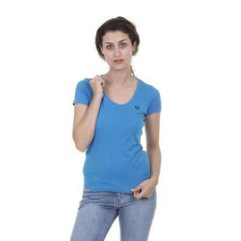 Blue S Fred Perry Womens T-Shirt 31042032 780