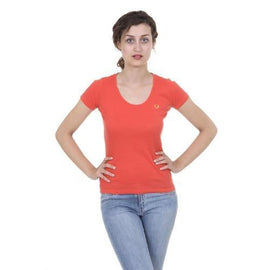 Red S Fred Perry Womens T-Shirt 31042032 0899